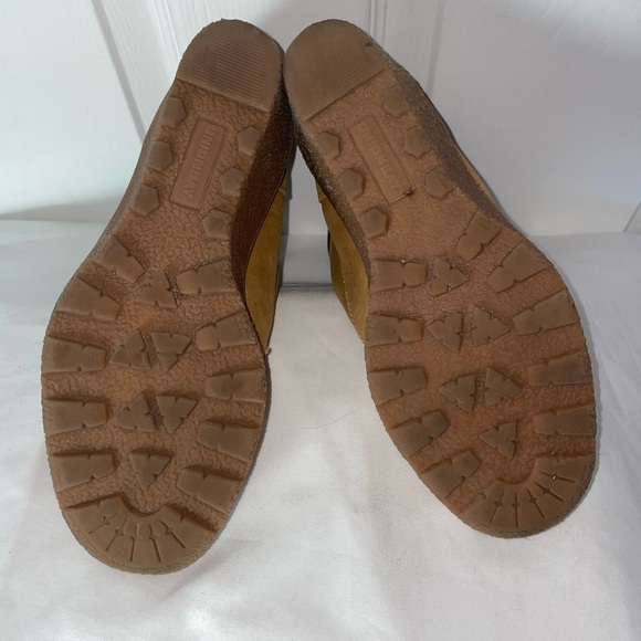 Timberland style lace up wedge booties - Picture 6 of 6